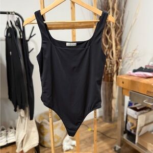 Babaton Midnight Black Bodysuit